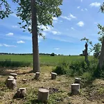 Retro With Field Views Near Ebeltoft